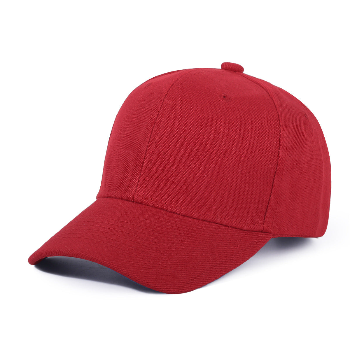 Children's baseball cap sun protection solid color plain cap