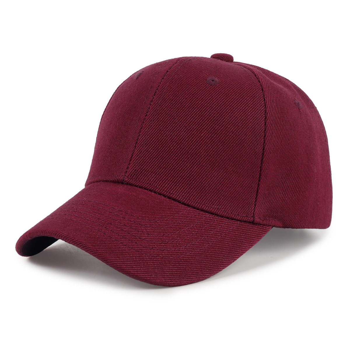 Children's baseball cap sun protection solid color plain cap