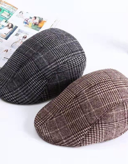 Middle-aged and elderly peaked cap spring autumn winter all-match retro beret