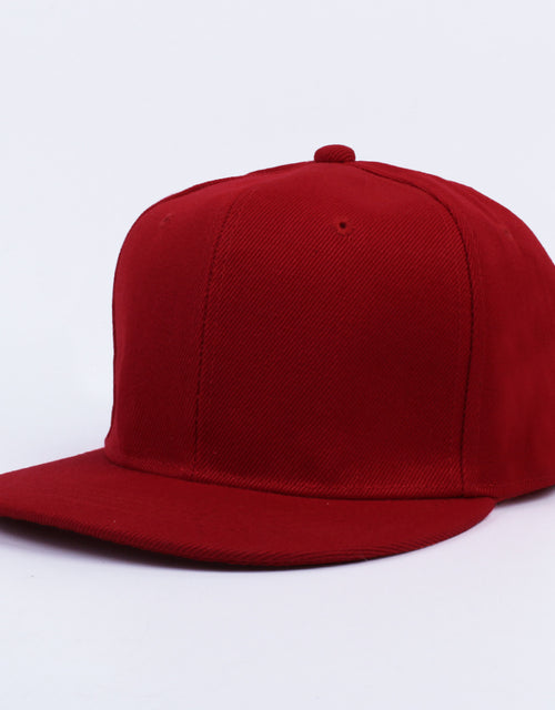 Flat brim hip-hop hat for men and women solid color flat brim hip-hop baseball cap for men and women