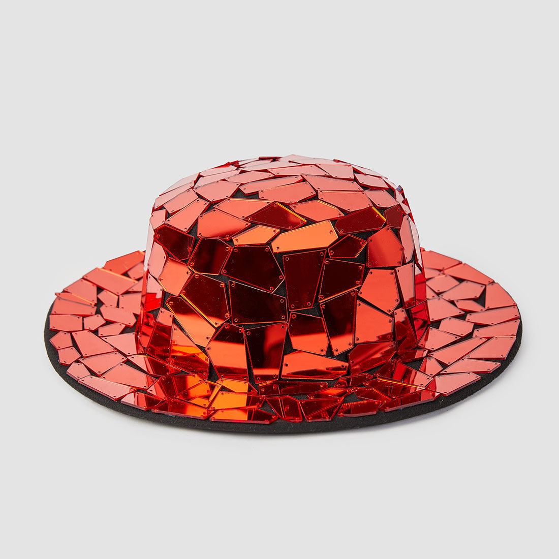 Fashion retro red lens jazz hat hat men and women stage gentleman hat