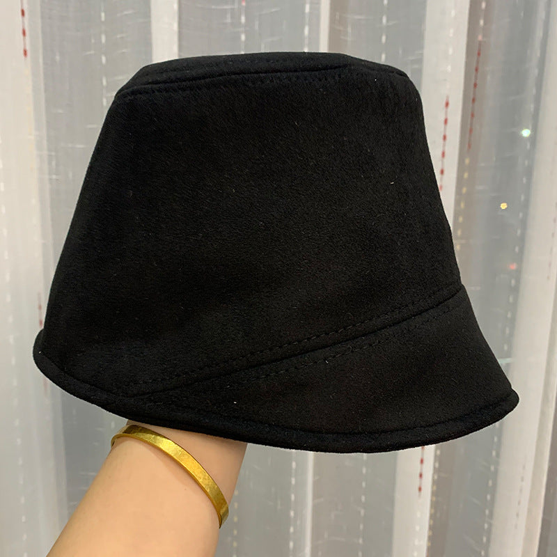 Bucket hat for all-match autumn and winter