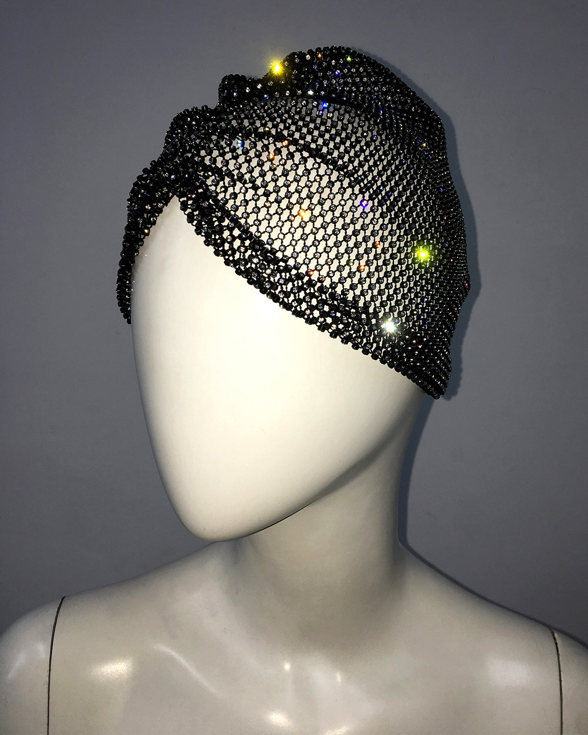 Fashion hat autumn and winter trend hat rhinestone party stretch hat