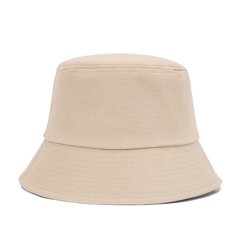 Women's summer sun protection bucket hat men's fashion cotton all-match bucket hat