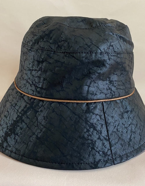 Women's bucket hat black tortoise pattern versatile fashion sun hat