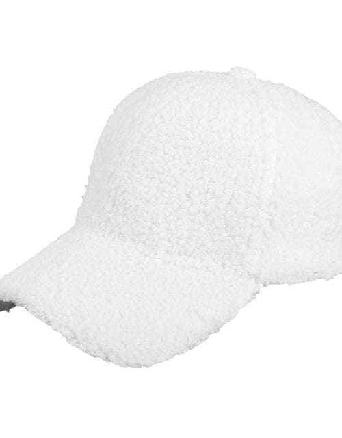 Autumn and winter warm hat for women lambskin cap solid color simple hat