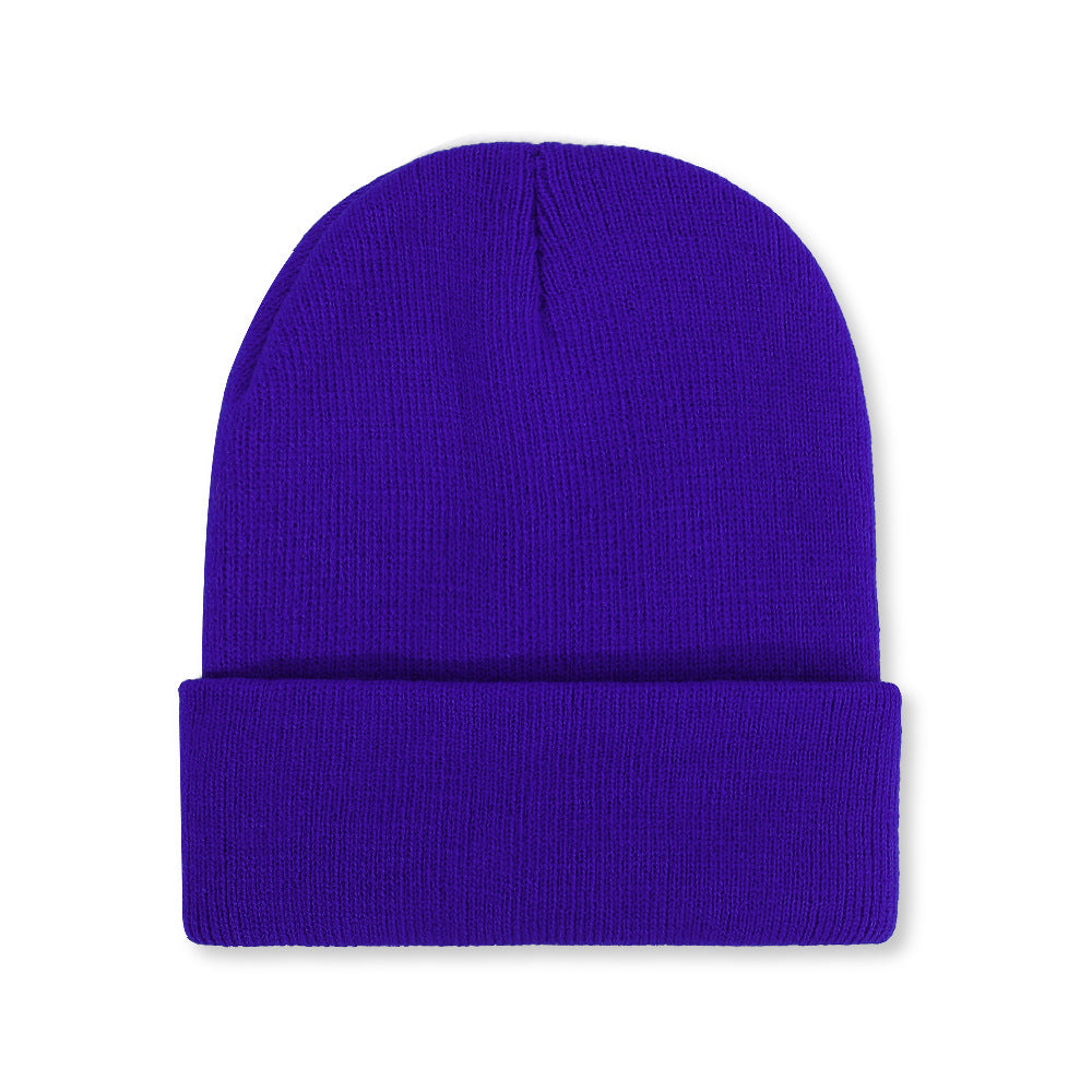 Fashionable cold hat with ear protection knitted hat for women, warm and versatile hat for men