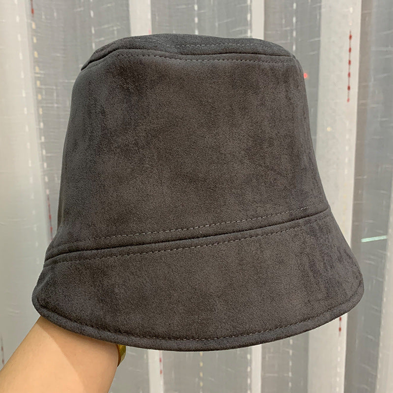 Bucket hat for all-match autumn and winter