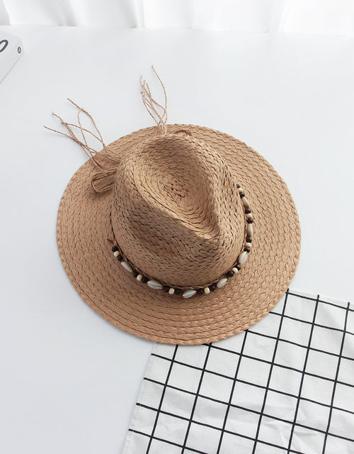 Adult hat summer sun hat sun hat flat brim hat wide brim straw hat