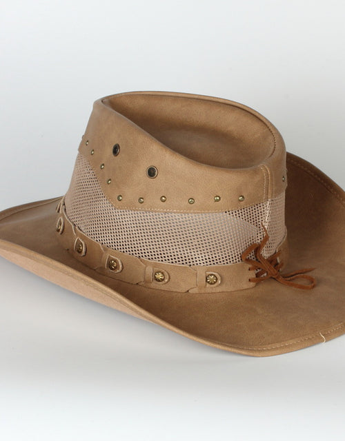 Outdoor men's sun hat western cowboy hat sun hat beach hat large brim sun hat