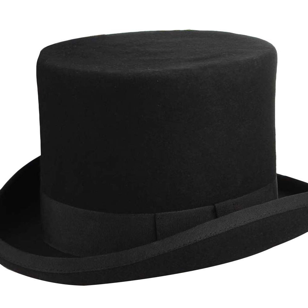 Autumn and winter woolen president hat high top magic hat president hat