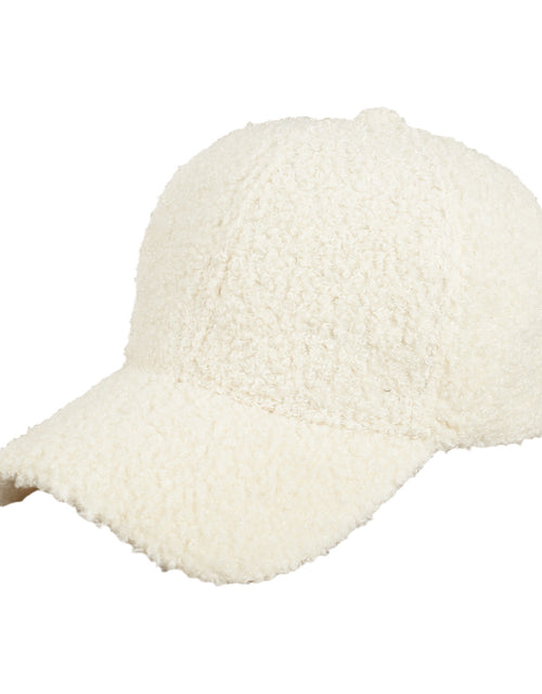 Autumn and winter warm hat for women lambskin cap solid color simple hat