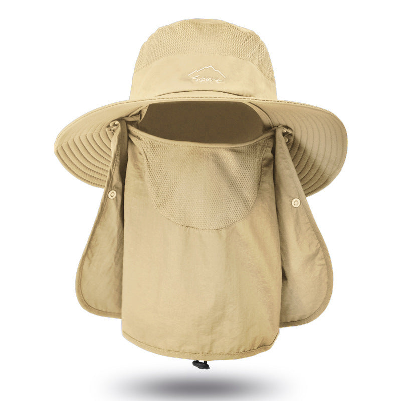 Fisherman hat sun hat summer outdoor quick-drying sun hat fishing breathable sun hat