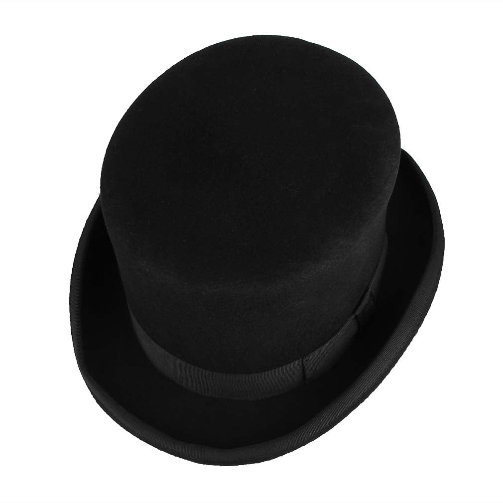 Autumn and winter woolen president hat high top magic hat president hat