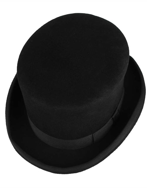 Autumn and winter woolen president hat high top magic hat president hat