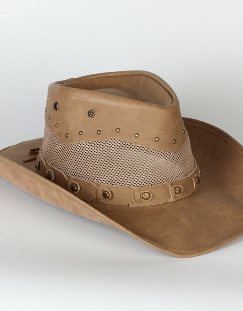 Outdoor men's sun hat western cowboy hat sun hat beach hat large brim sun hat