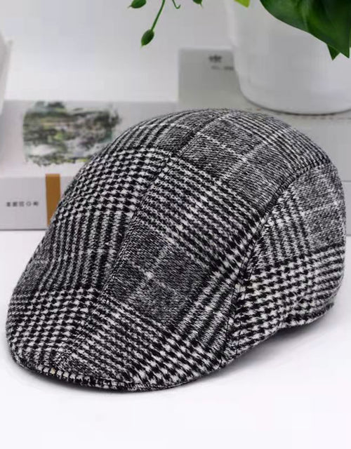 Middle-aged and elderly peaked cap spring autumn winter all-match retro beret