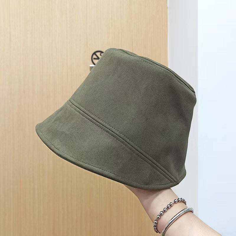 Bucket hat for all-match autumn and winter