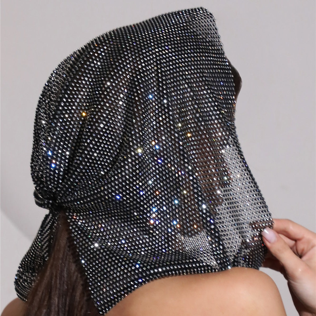 Spring and summer accessories fishing net rhinestone hats popular hats personalized turban hats