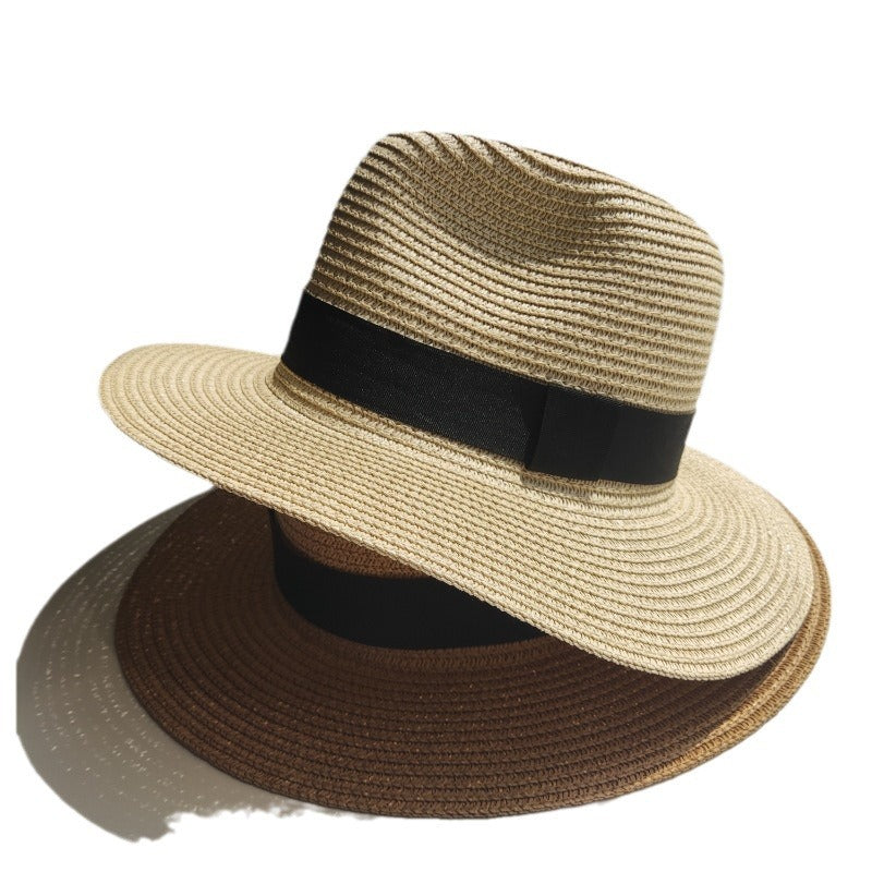 Summer foldable large brim sun hat outdoor breathable sun hat