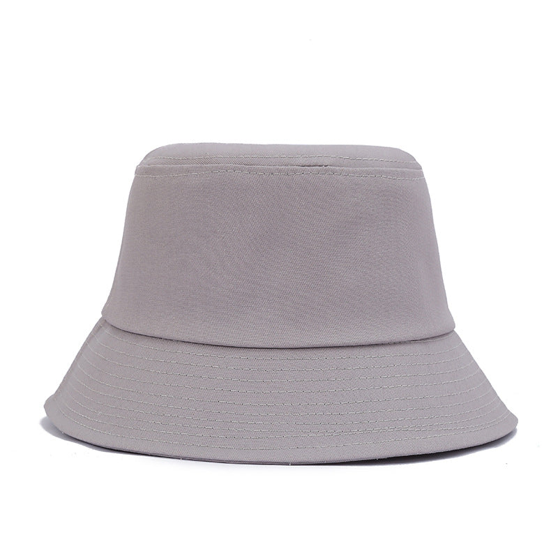 Women's summer sun protection bucket hat men's fashion cotton all-match bucket hat