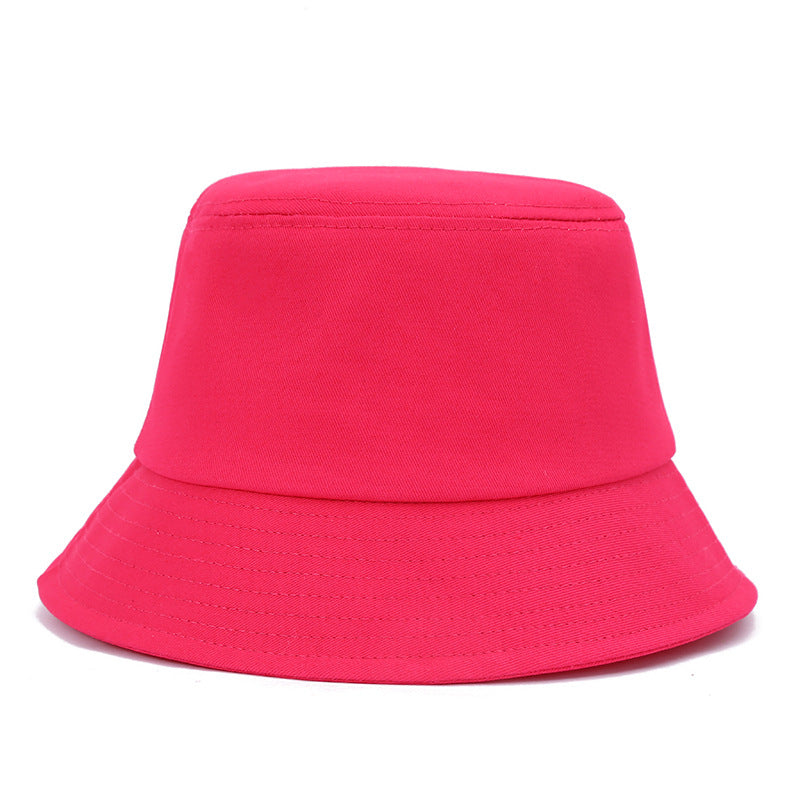 Women's summer sun protection bucket hat men's fashion cotton all-match bucket hat