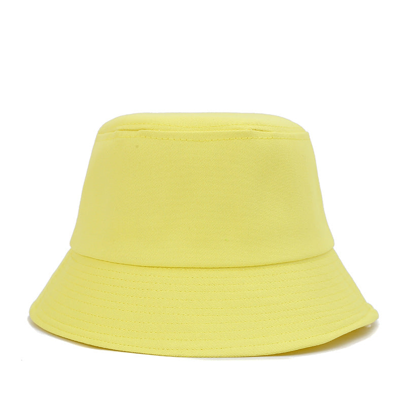 Women's summer sun protection bucket hat men's fashion cotton all-match bucket hat