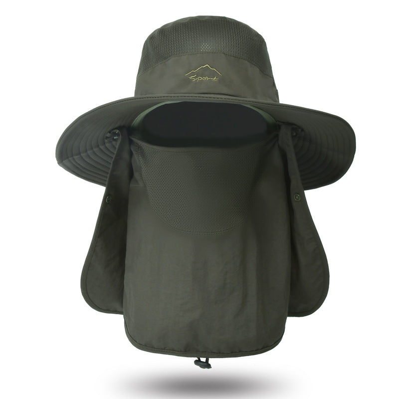 Fisherman hat sun hat summer outdoor quick-drying sun hat fishing breathable sun hat