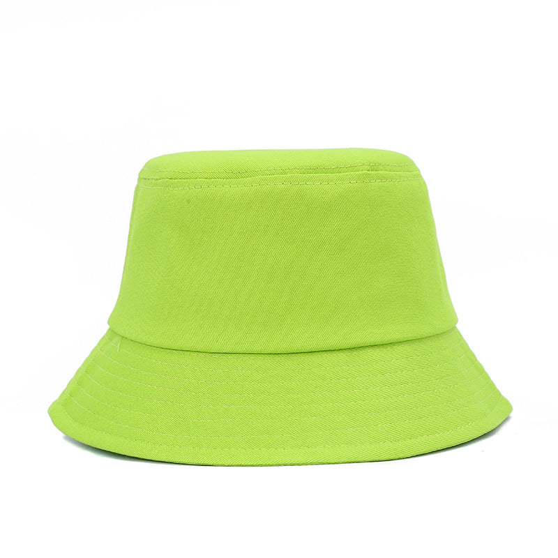 Women's summer sun protection bucket hat men's fashion cotton all-match bucket hat